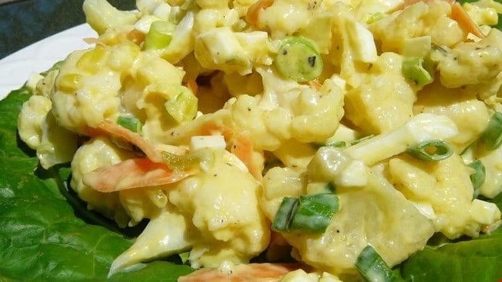 Cauliflower and Egg Salad