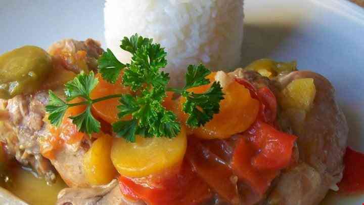 Rabbit Stew with Coconut Cream - Main Dish Recipes